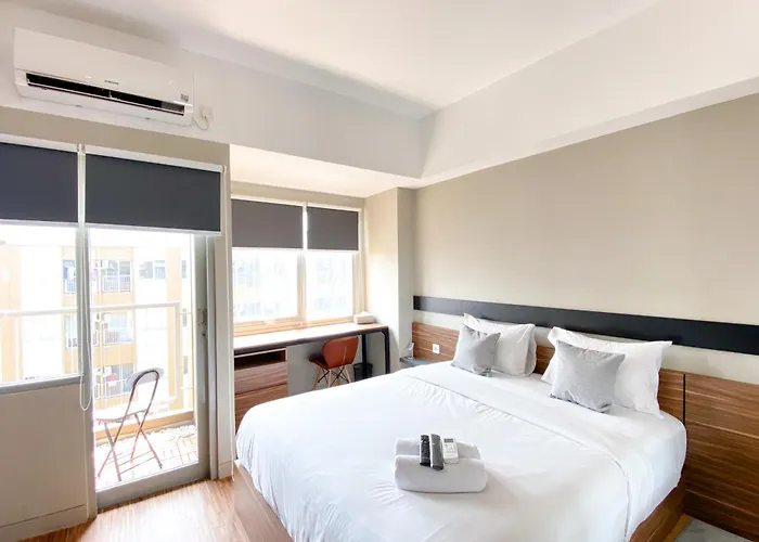 Homey And Simply Look Studio Gateway Park Lrt City Bekasi Apartment By Travelio